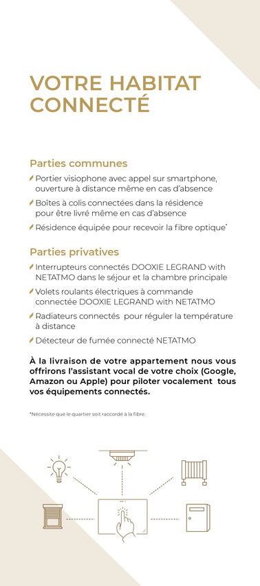 appartements connectes pour cette residence de standing a Antony quartier Jean Zay