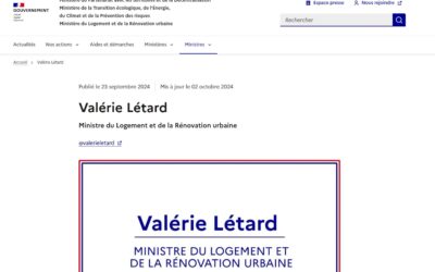 Valérie Létard : la nouvelle ministre du Logement et ses défis